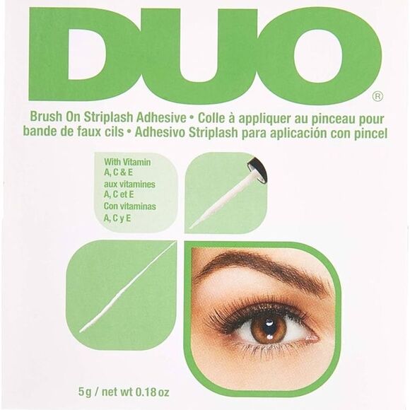 Duo Brush-On Strip Lash Adhesive Clear, 0.18 oz, 3-Pack - Picture 7 of 10